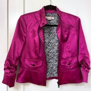 Shiny Hot Pink jacket